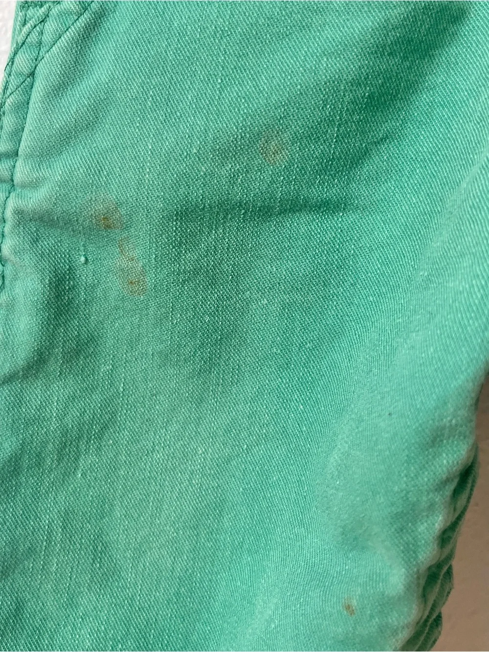 Vintage 1982 OshKosh B'gosh Green Baby Overalls 3-6M
